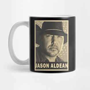 brown cream Jason Aldean #2 Mug